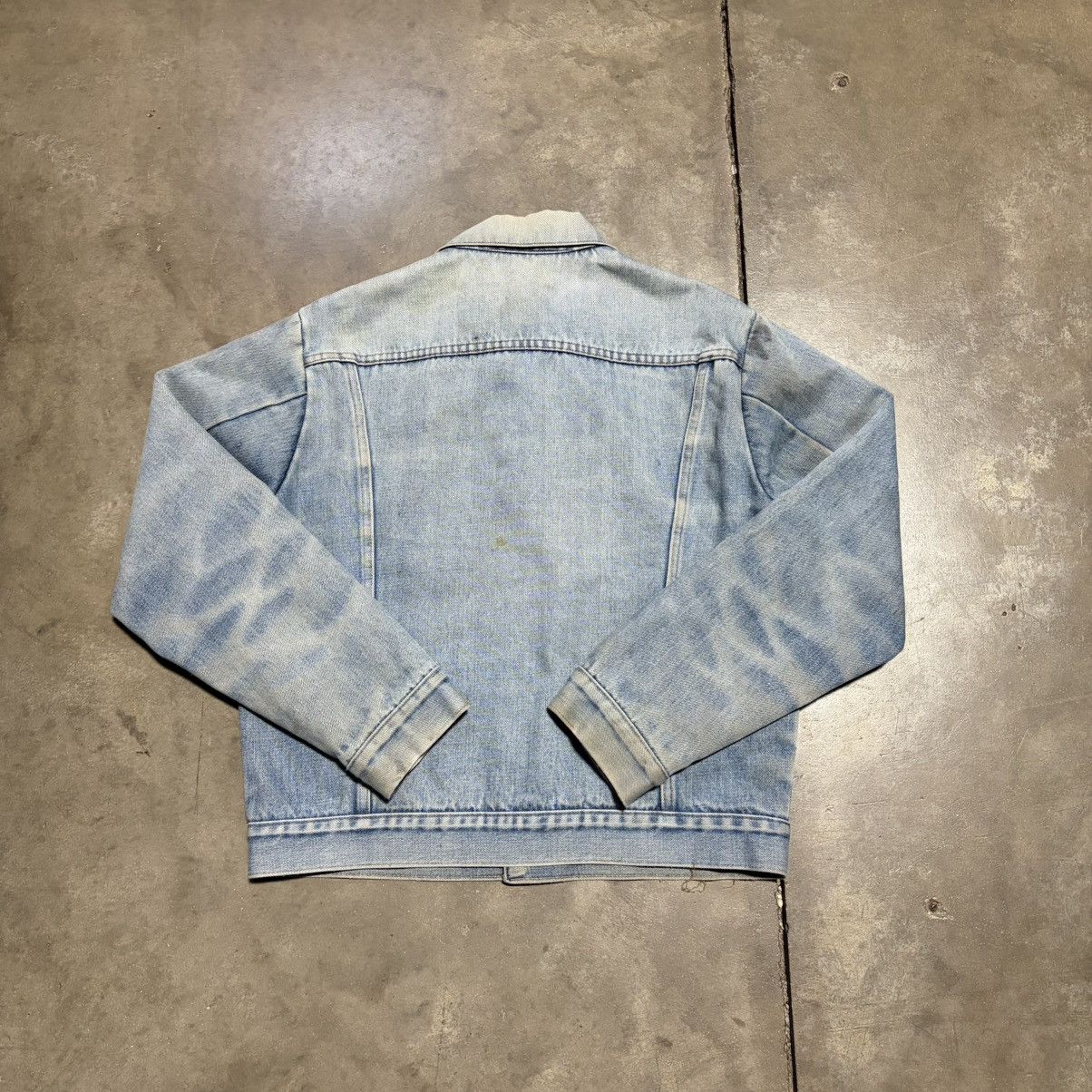 Oshkosh Vintage Denim Trucker Jacket Faded Washed Distressed 70s USA Size US L / EU 52-54 / 3 - 8 Thumbnail