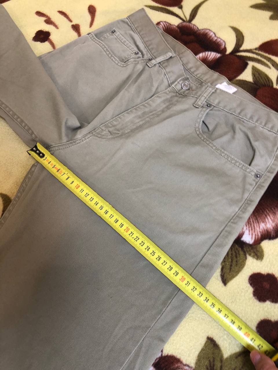 Levi's Levis 505 Jeans Beige Relaxed Straight Denim Pants Casual Size US 34 / EU 50 - 15 Thumbnail