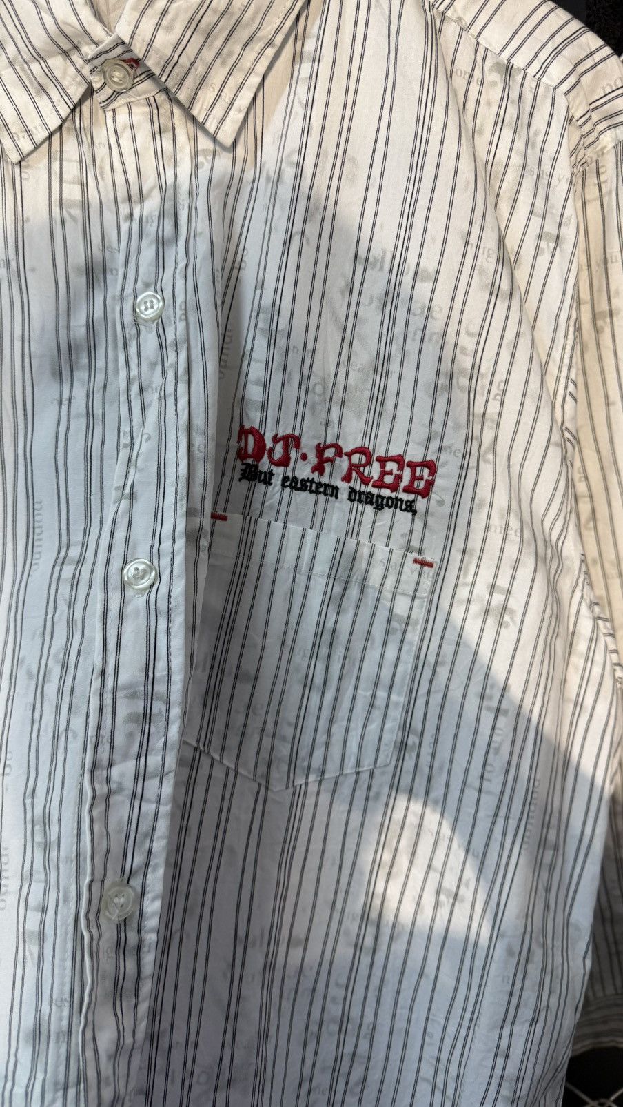 Vintage Y2K D.J FREE DRAGON AOP SHIRT Size US L / EU 52-54 / 3 - 6 Thumbnail