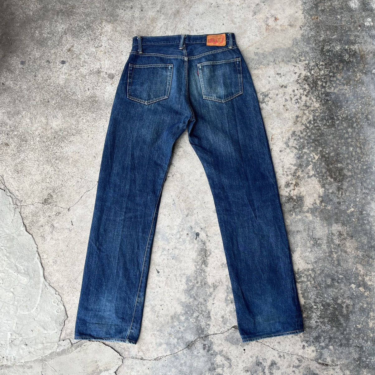 Japanese Brand Vintage Japanese Gowest straight selvedge jeans Size US 31 - 6 Thumbnail