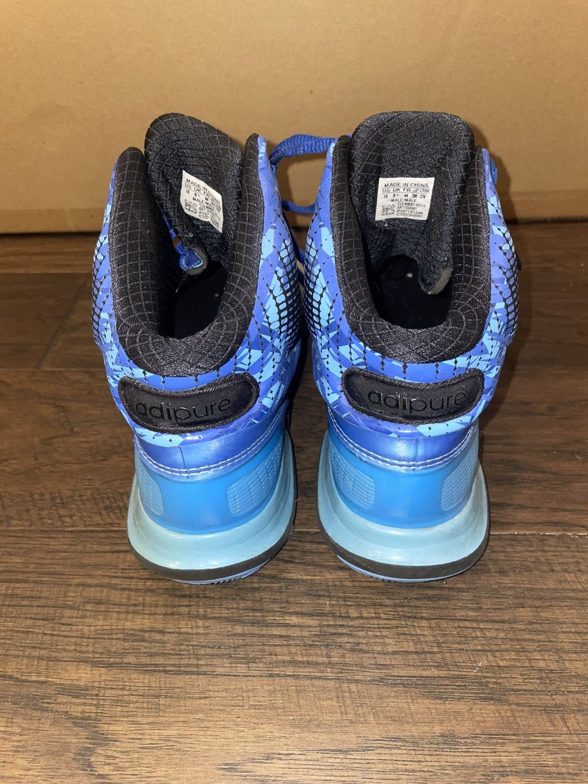 Adidas Adidas Crazyquick Adipure Triple Blue Size US 10 / EU 43 - 4 Thumbnail