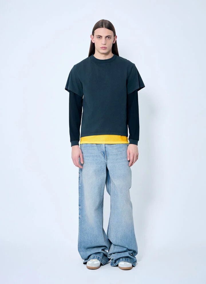 Gallery Dept. o1mle0326 Alexander Top Long Sleeve T-Shirt in Black Size US XXL / EU 58 / 5 - 2 Thumbnail