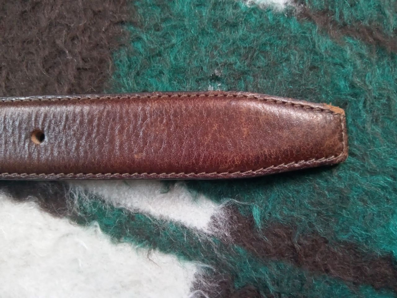 Vera Pelle Vera Pelle Hand Made Leather Belt Size ONE SIZE - 10 Thumbnail