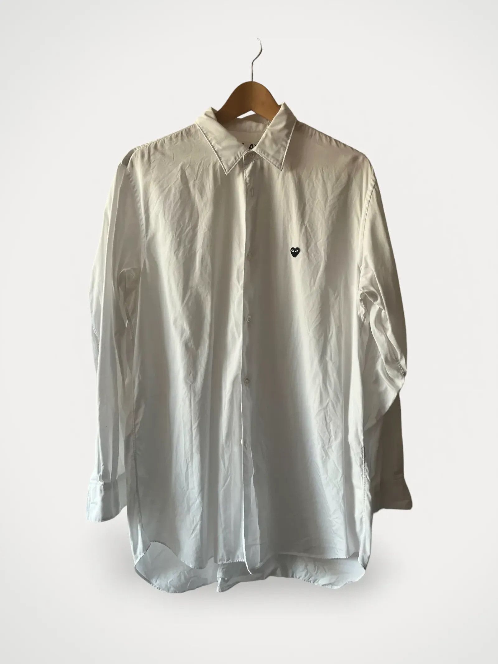 image of Comme Des Garcons Shirt in White, Women's (Size XL)