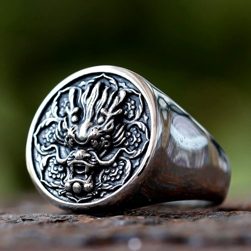 Jewelry Dragon Ring Streetwear Jewelry Fashion Gift Size ONE SIZE - 1 Thumbnail