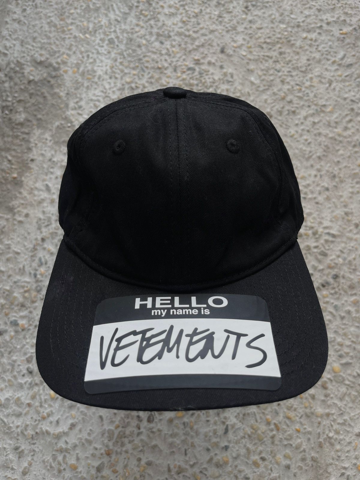 Vetements Black Out Hello My Name Is Size ONE SIZE - 4 Thumbnail