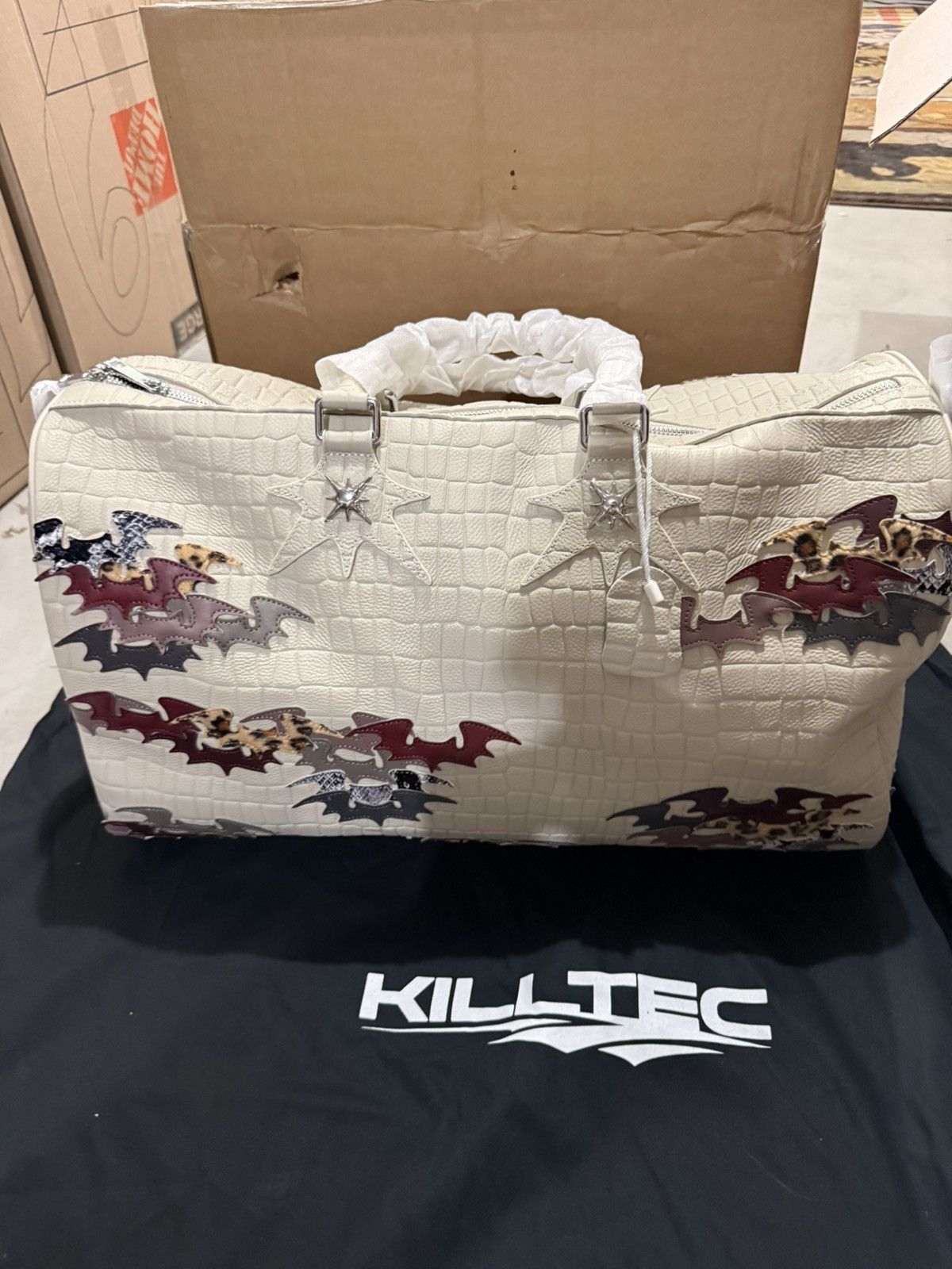 Other Kill Tec Duffle Bag Crocodile Patchwork Cream 99/100 Size ONE SIZE - 1 Thumbnail