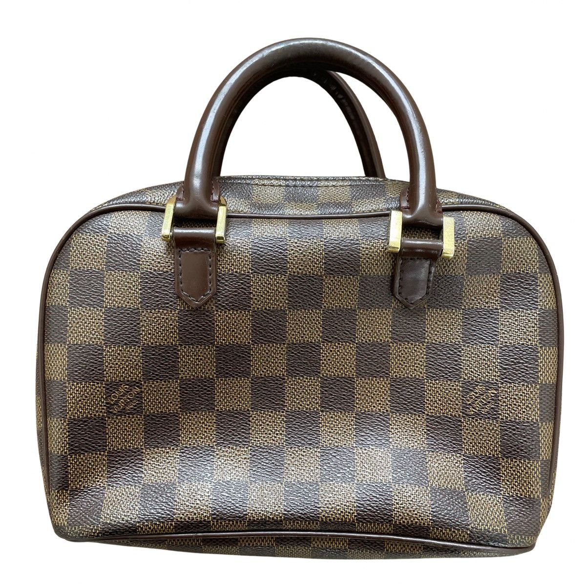 Vintage Louis Vuitton Damier Ebene Canvas Mini Bag 2002 in Brown, Women's