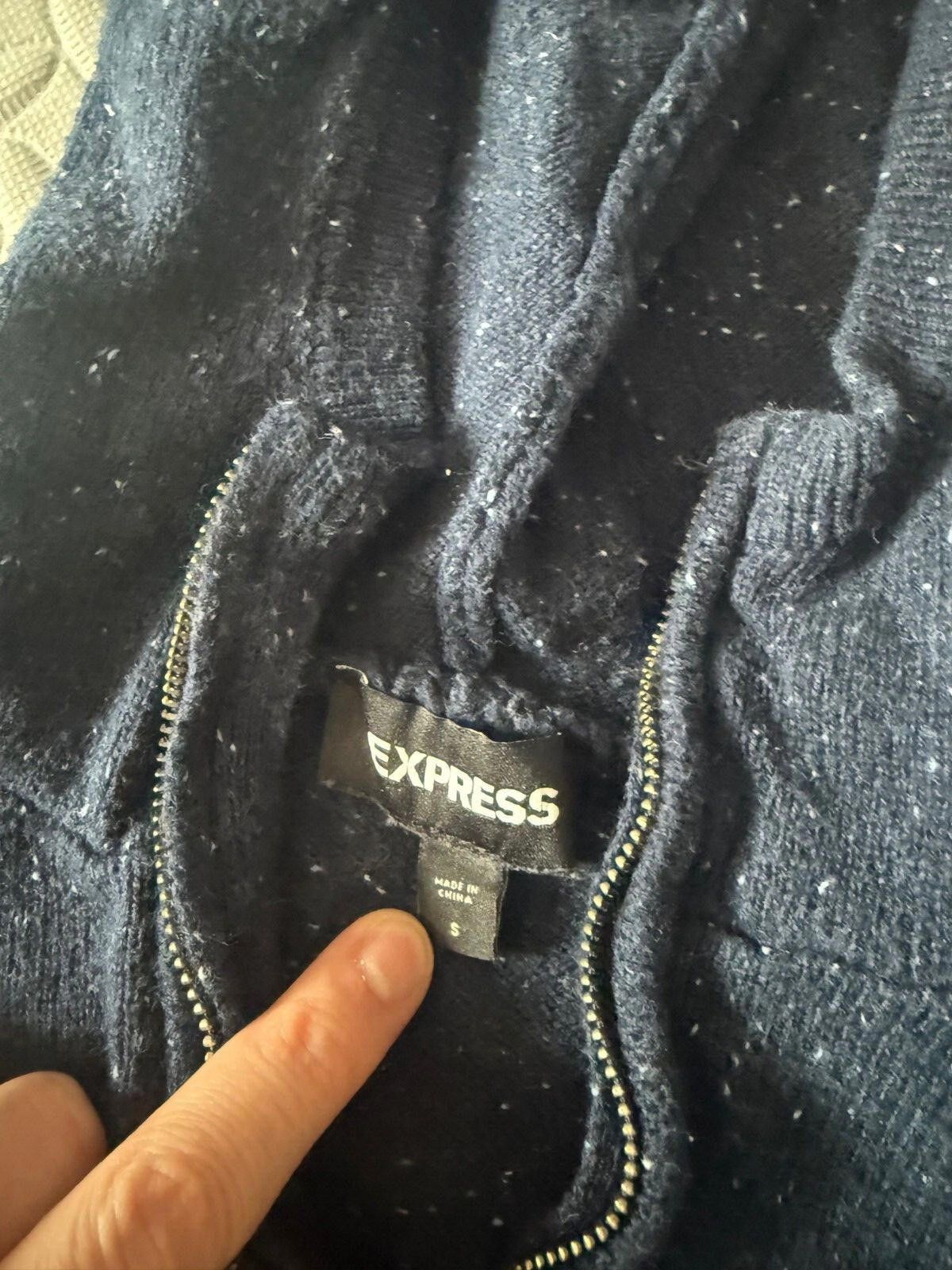 Express Express Long Sleeve quarter zip Men's sweatshirt, Size: S Size US S / EU 44-46 / 1 - 2 Thumbnail