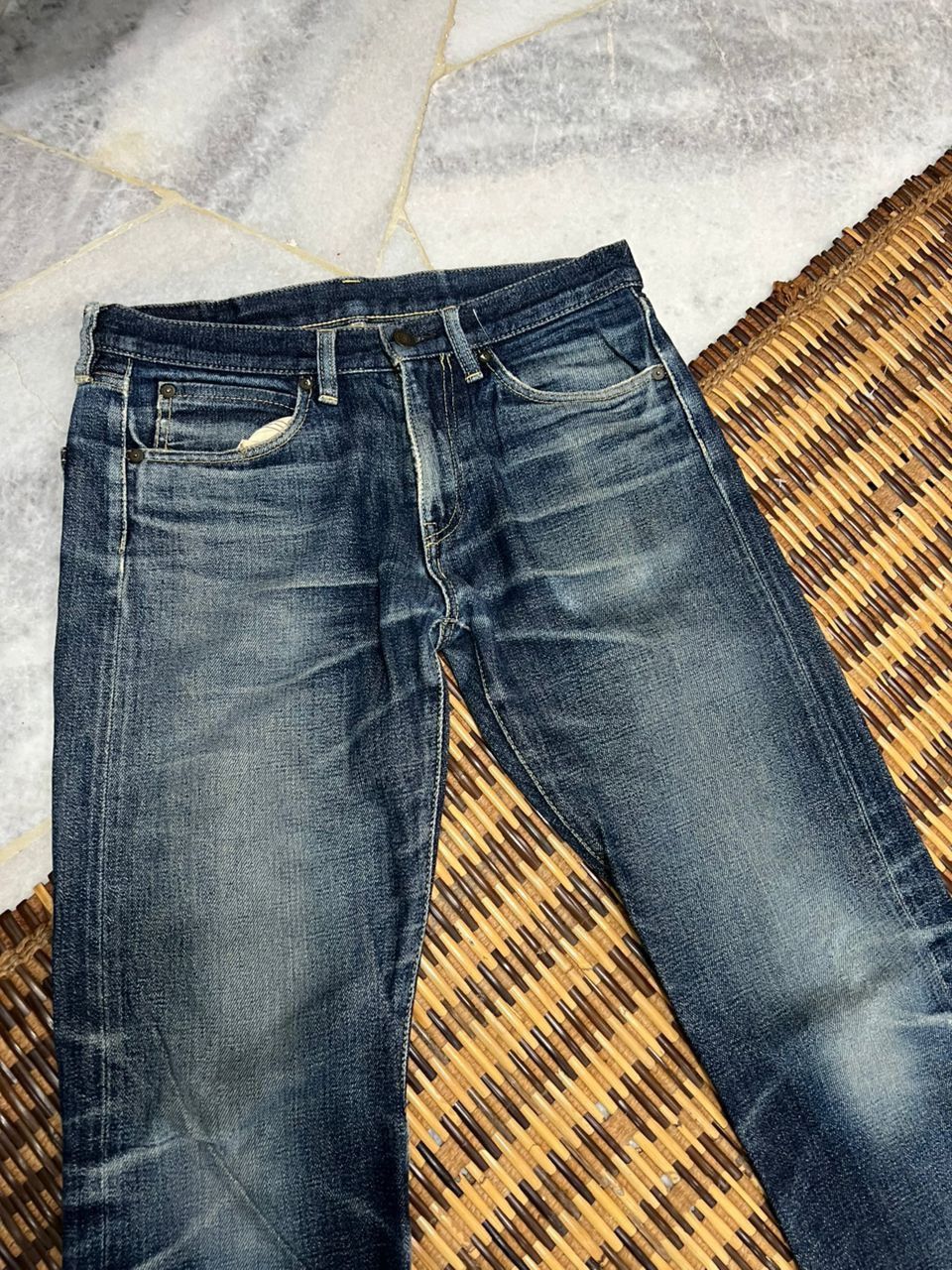 Schott Schott Perfecto Distressed Selvedge Denim Size US 31 - 3 Thumbnail