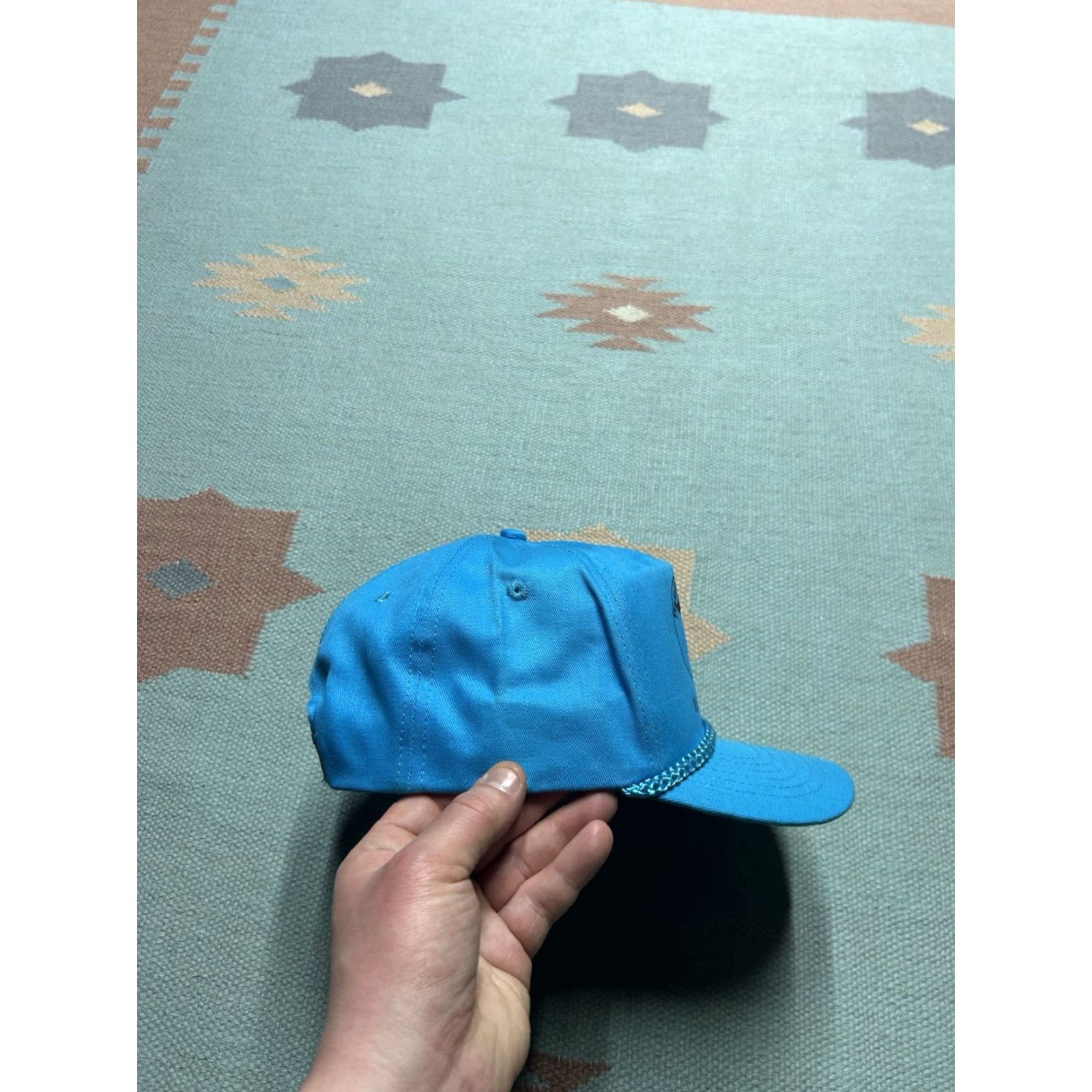 Hamilton VINTAGE SnapBack hat cap Hamilton’s RV Saginaw Michigan adjustable blue rope Men Adjustable Blue Rope Snapback Size ONE SIZE - 8 Thumbnail