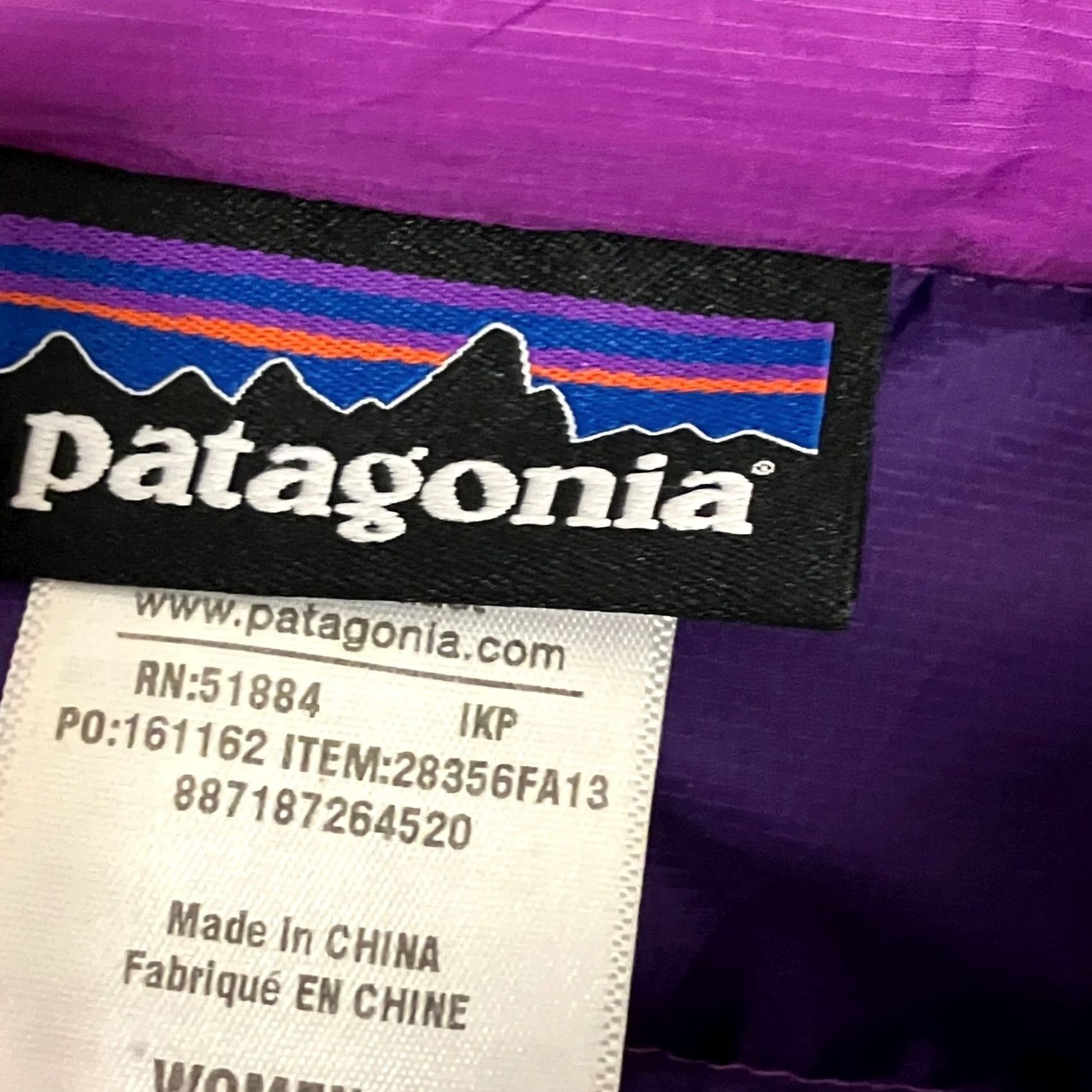 Patagonia Patagonia Jacket Womens Medium Purple Goose Down Lightweight Long Coat Size M / US 6-8 / IT 42-44 - 7 Thumbnail