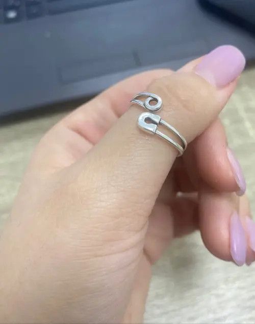 Jewelry Retro Opening Clip Paper Ring Size ONE SIZE - 3 Thumbnail