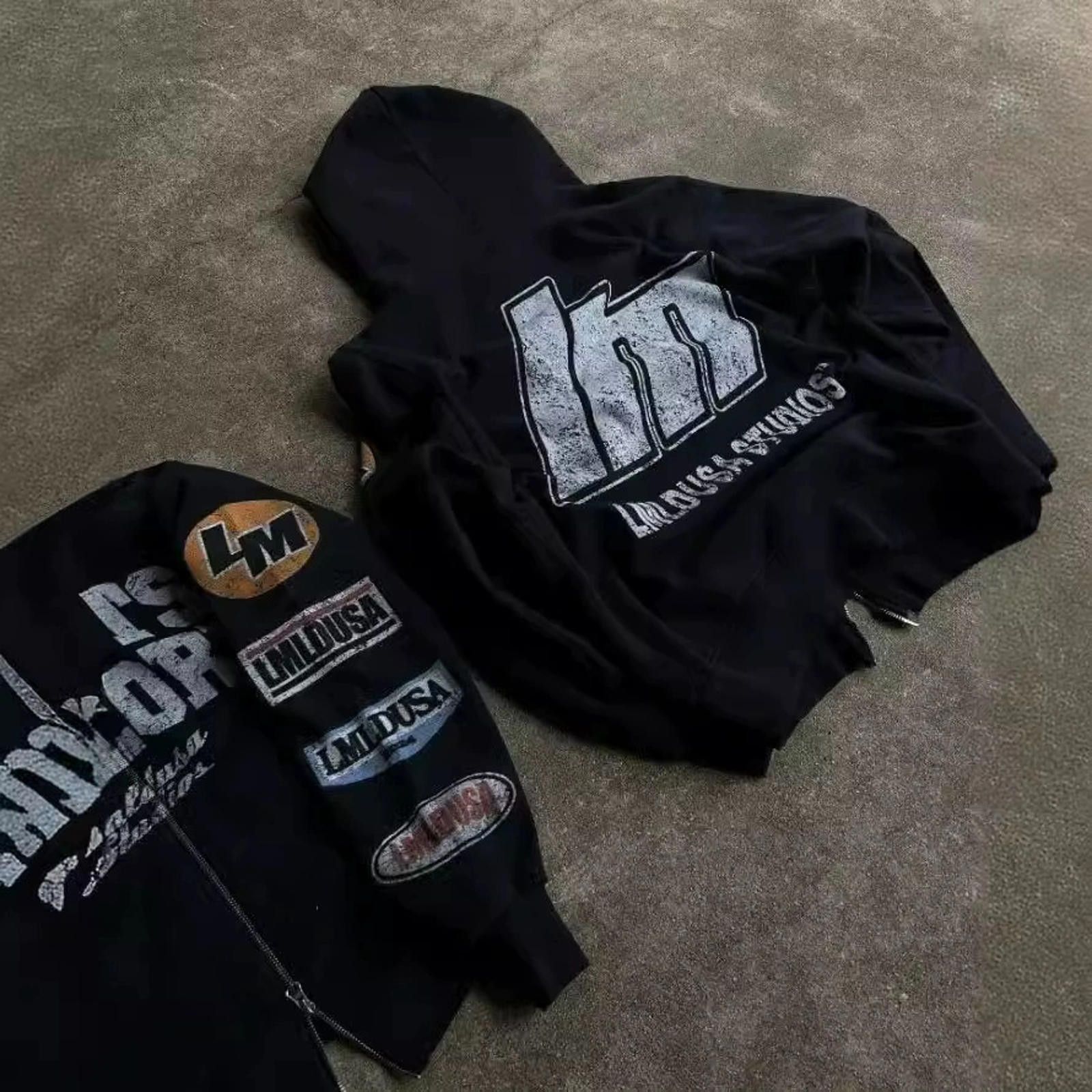 Other 'No Guts No Glory' Multi-Badge Fleece-Lined Zip Hoodie Size US M / EU 48-50 / 2 - 4 Thumbnail