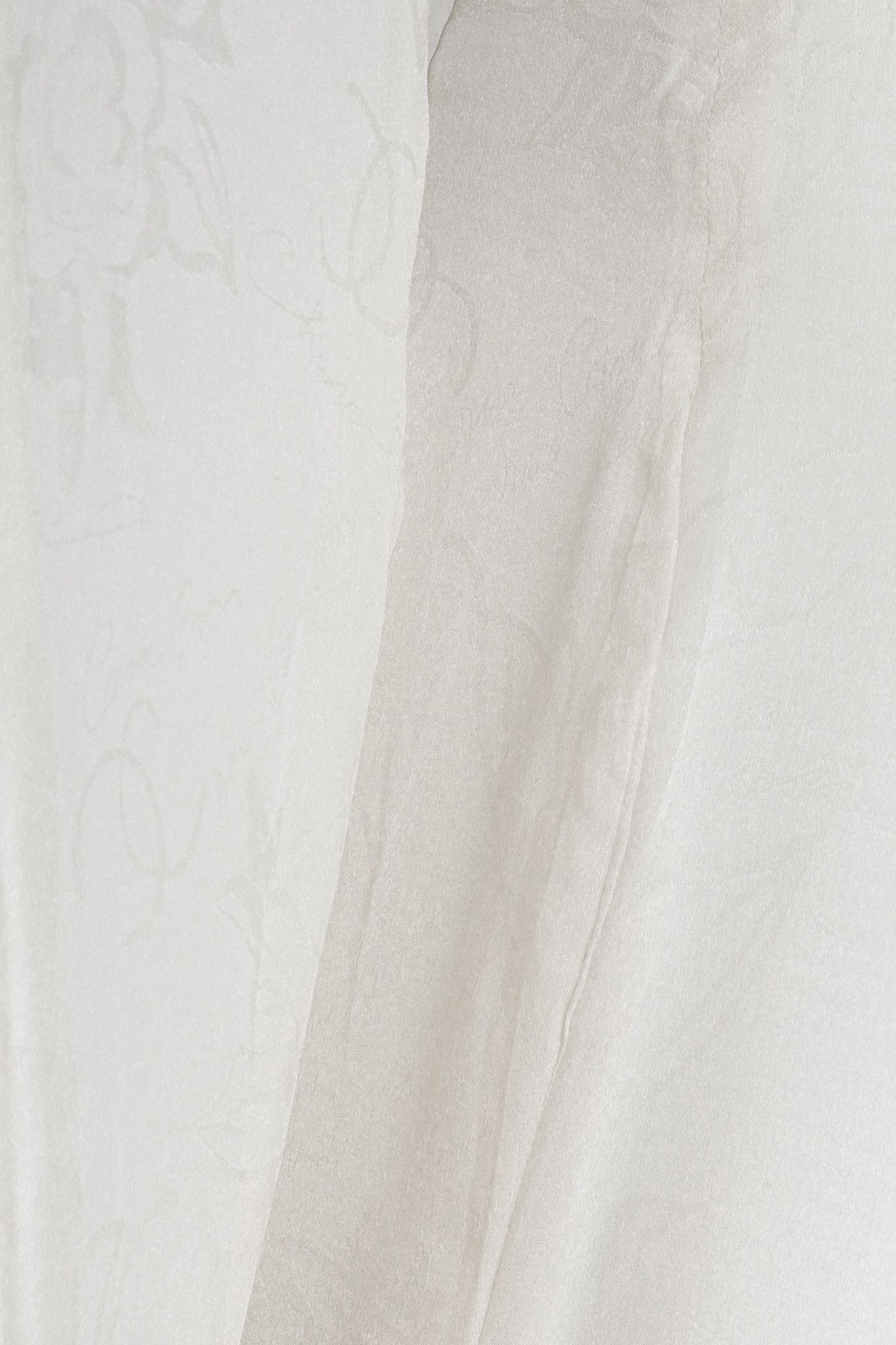 Chanel Chanel Ivory Textured Cotton Sleeveless Shift Dress Size M / US 6-8 / IT 42-44 - 10 Thumbnail