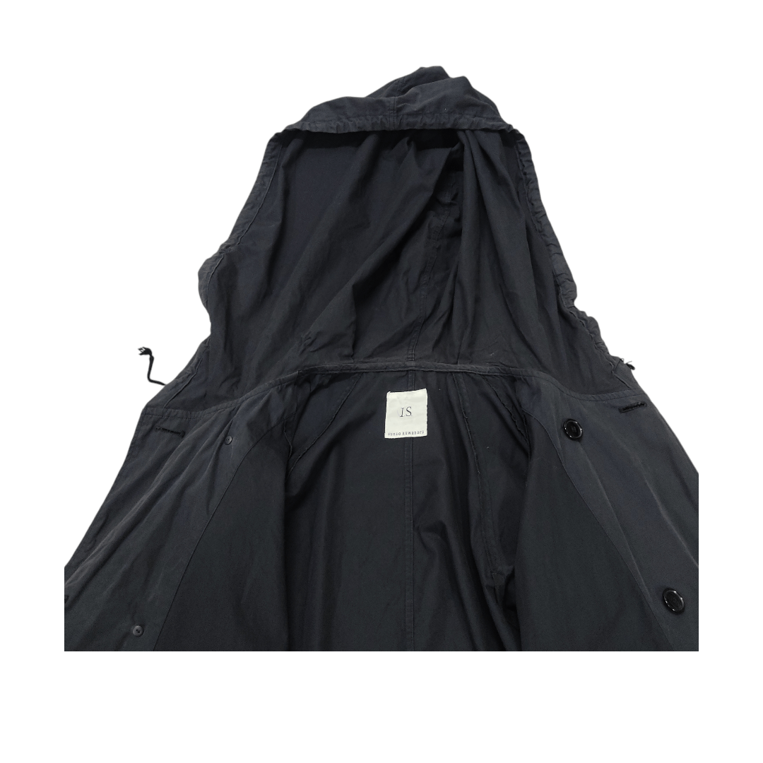 Issey Miyake i.S Sunao Kuwahara Double Breasted Grim Reaper Parka Jacket Size US M / EU 48-50 / 2 - 8 Thumbnail