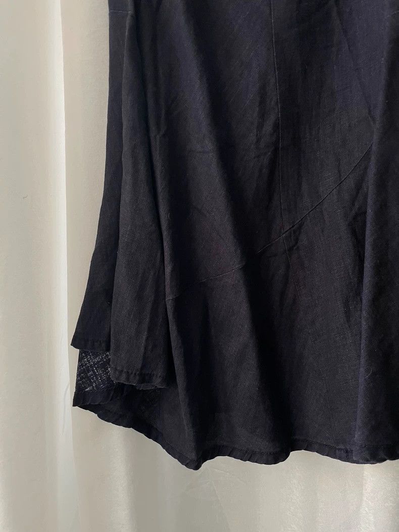 Comme des Garcons Comme des Garcons size m Medieval navy linen skirt Size 25" / US 0 / IT 36 - 4 Thumbnail