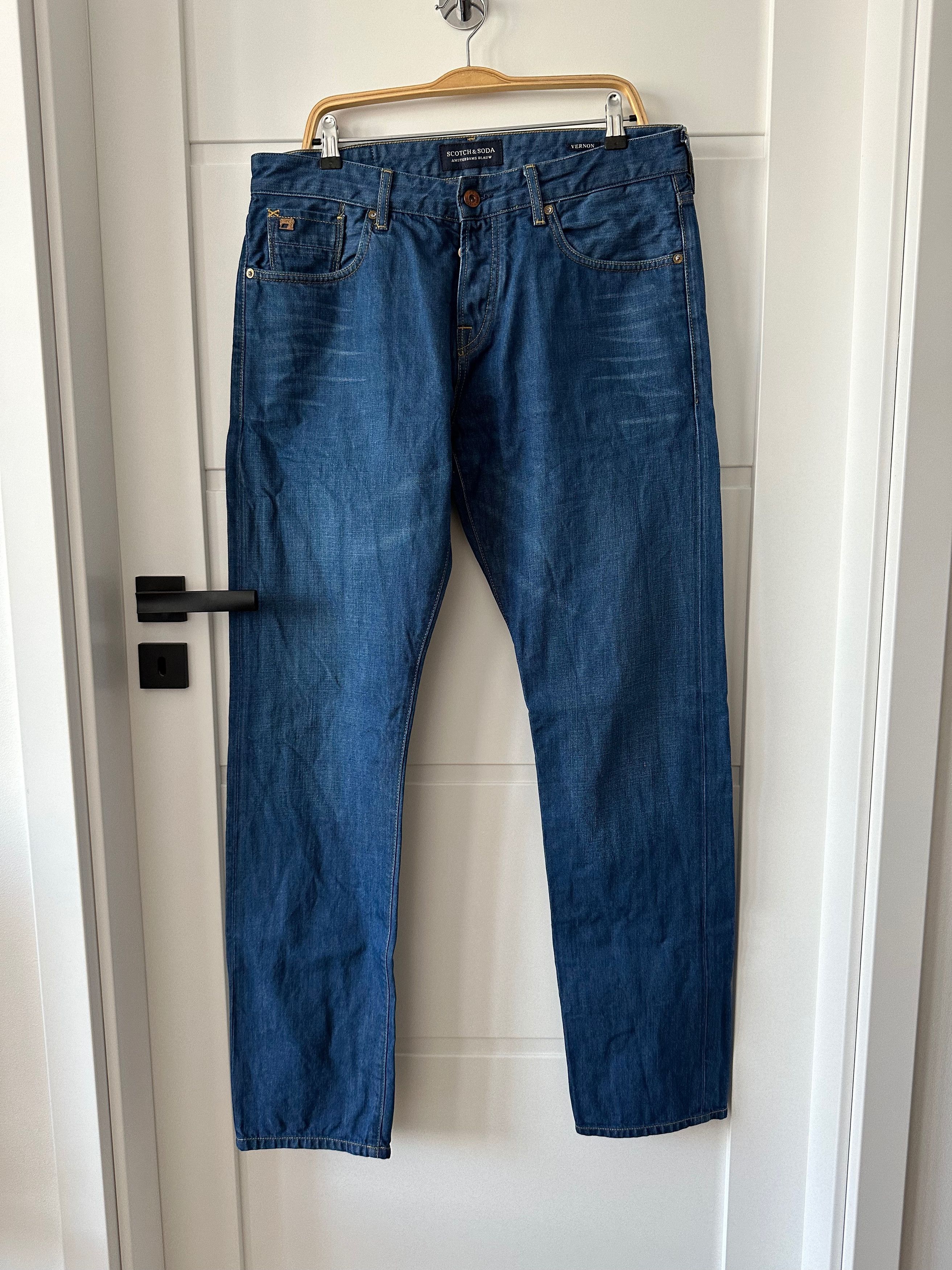 Scotch & Soda Scotch & Soda Vernon Chemistry Denim Pants 34 x 34 Size US 34 / EU 50 - 1 Thumbnail