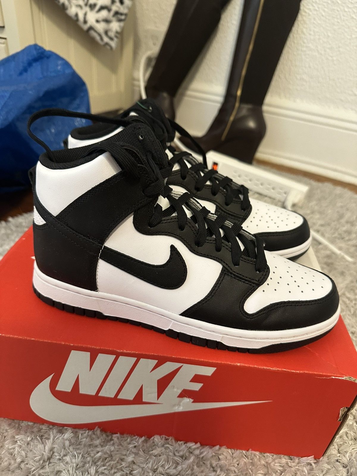 Nike Nike panda dunks high Size US 8 / EU 41 - 5 Thumbnail
