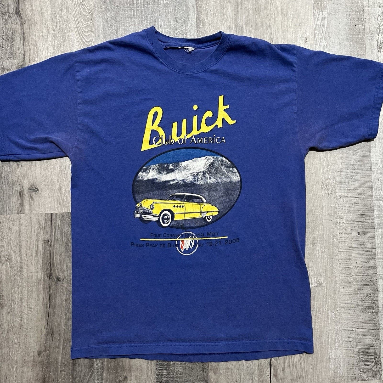 Other VTG Buick Club Of America Blue Car Club Y2K T Shirt 2005 Size US M / EU 48-50 / 2 - 1 Thumbnail