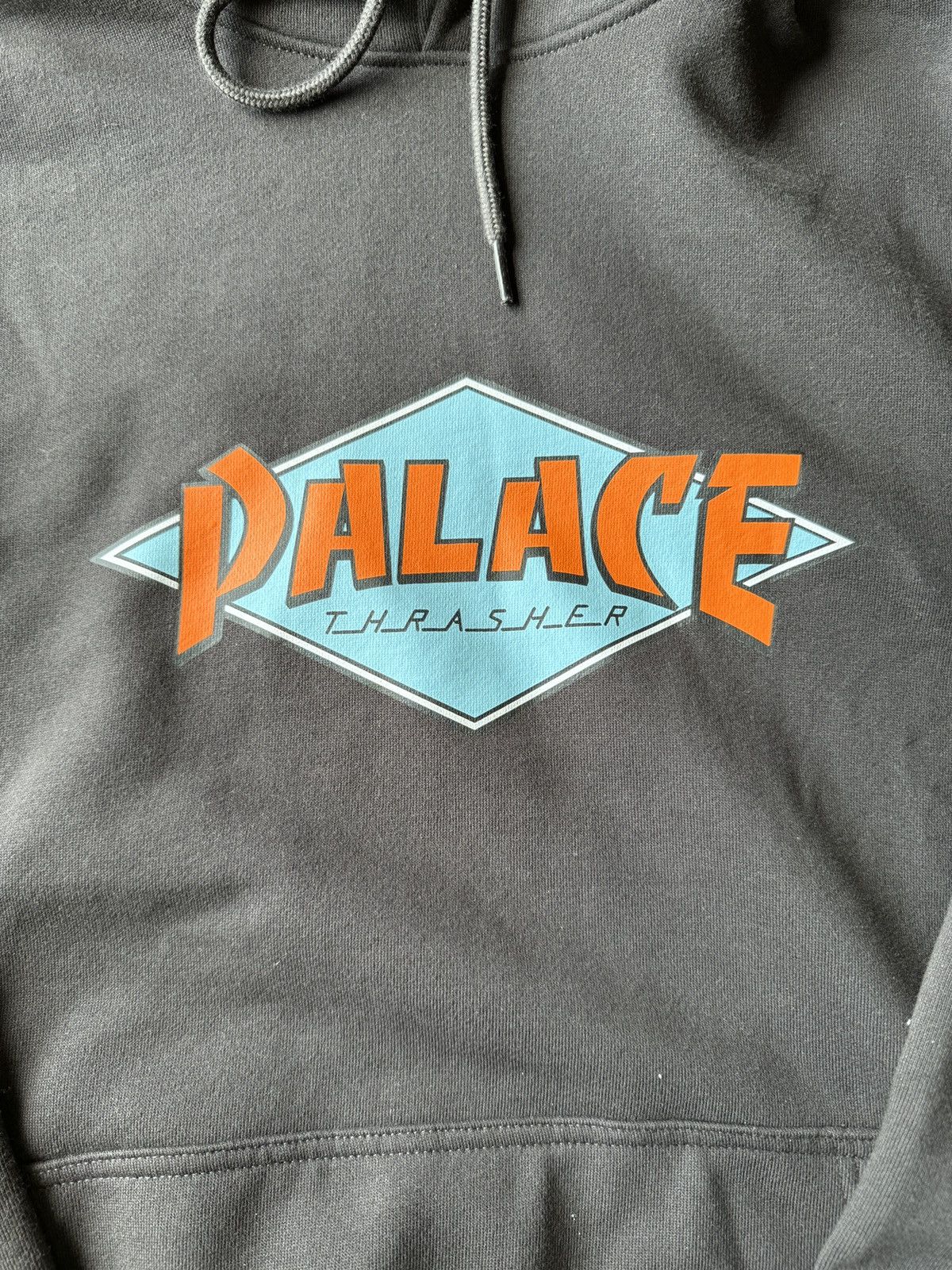 image of Palace x Thrasher Hoodie in Black, Men's (Size XL)