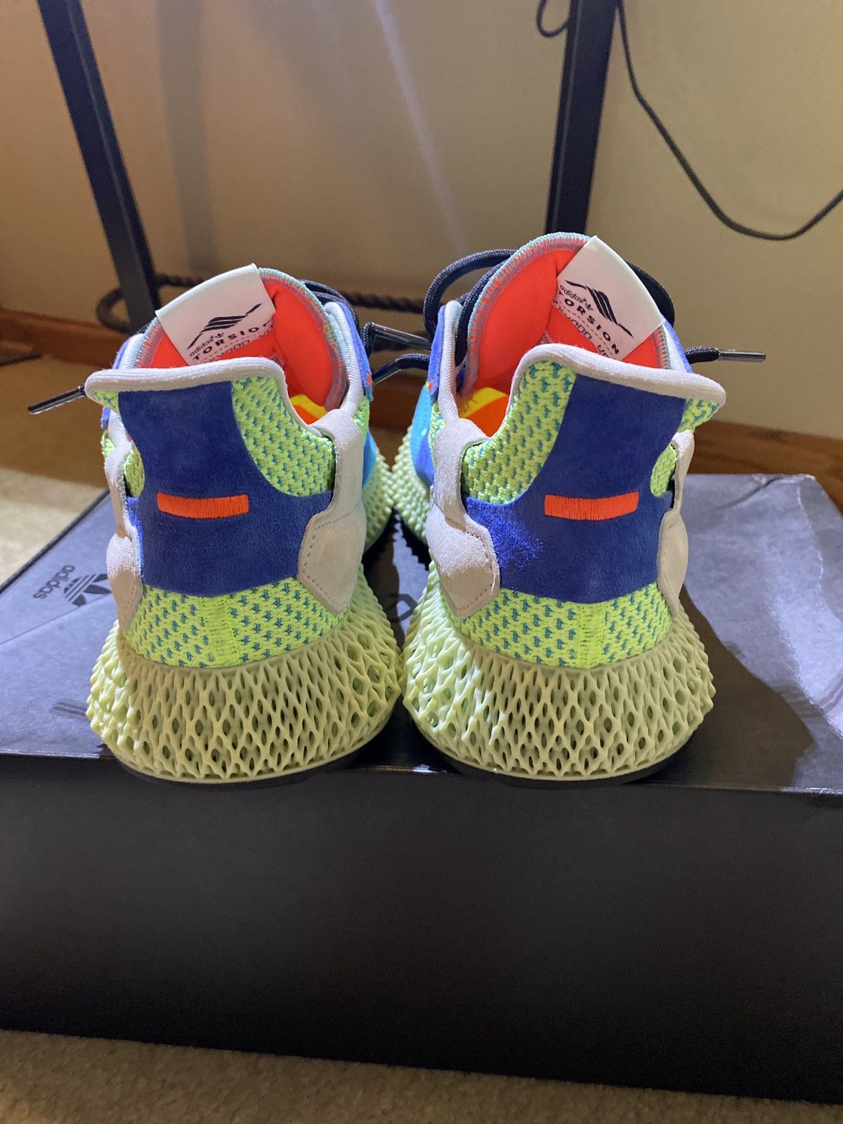 Adidas Adidas ZX 4000 4D ‘Easy Mint’ Size US 12 / EU 45 - 7 Thumbnail