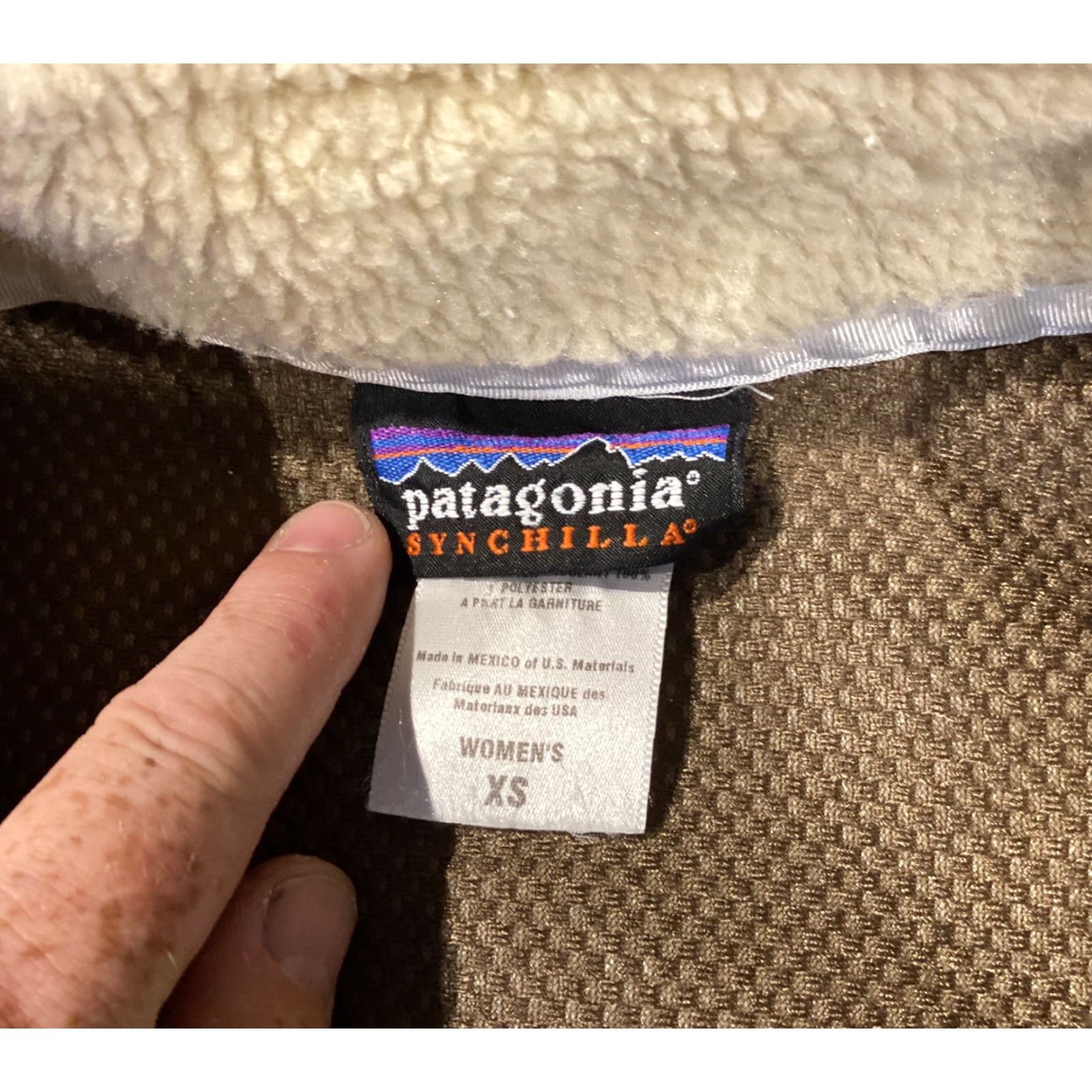 Patagonia Patagonia Retro-X Synchilla Jacket Full Zip Womens XS Ivory Sleeve Sherpa Modern Winter Size XS / US 0-2 / IT 36-38 - 6 Thumbnail