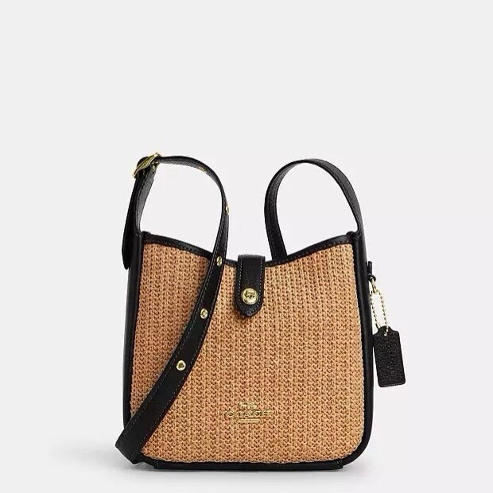 Coach NWT Coach Hadley Mini Crossbody Bag CAL61 Im/Toast/Black Size ONE SIZE - 6 Thumbnail