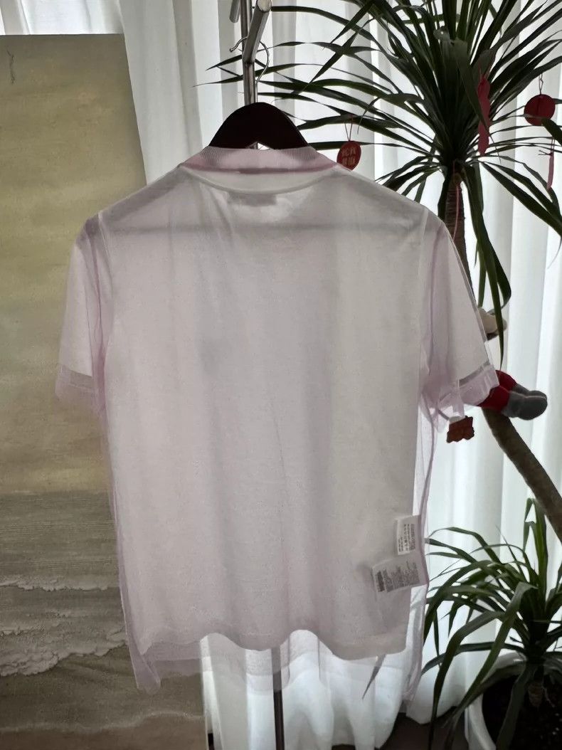 Prada Prada Fake two pieces, pink sequin short sleeves Size US S / EU 44-46 / 1 - 2 Thumbnail