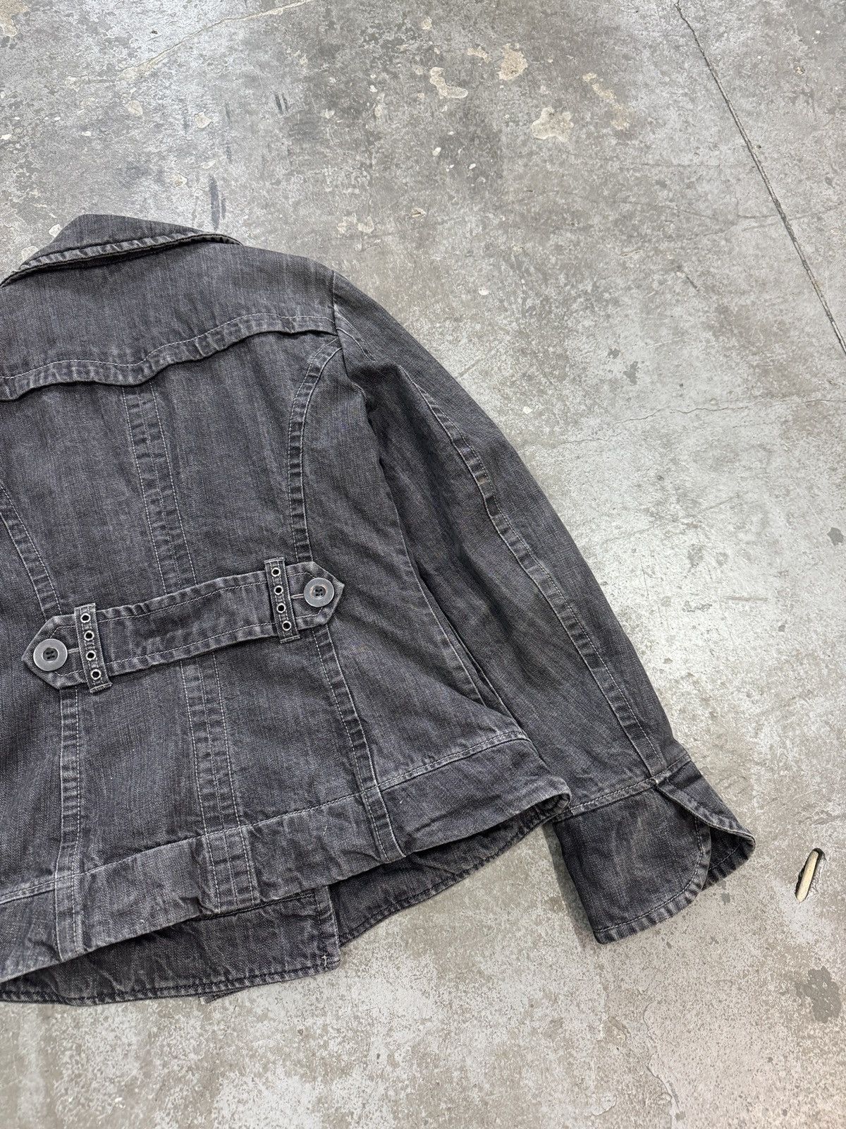 Vintage Vintage y2k Denim Coat Size L / US 10 / IT 46 - 10 Thumbnail