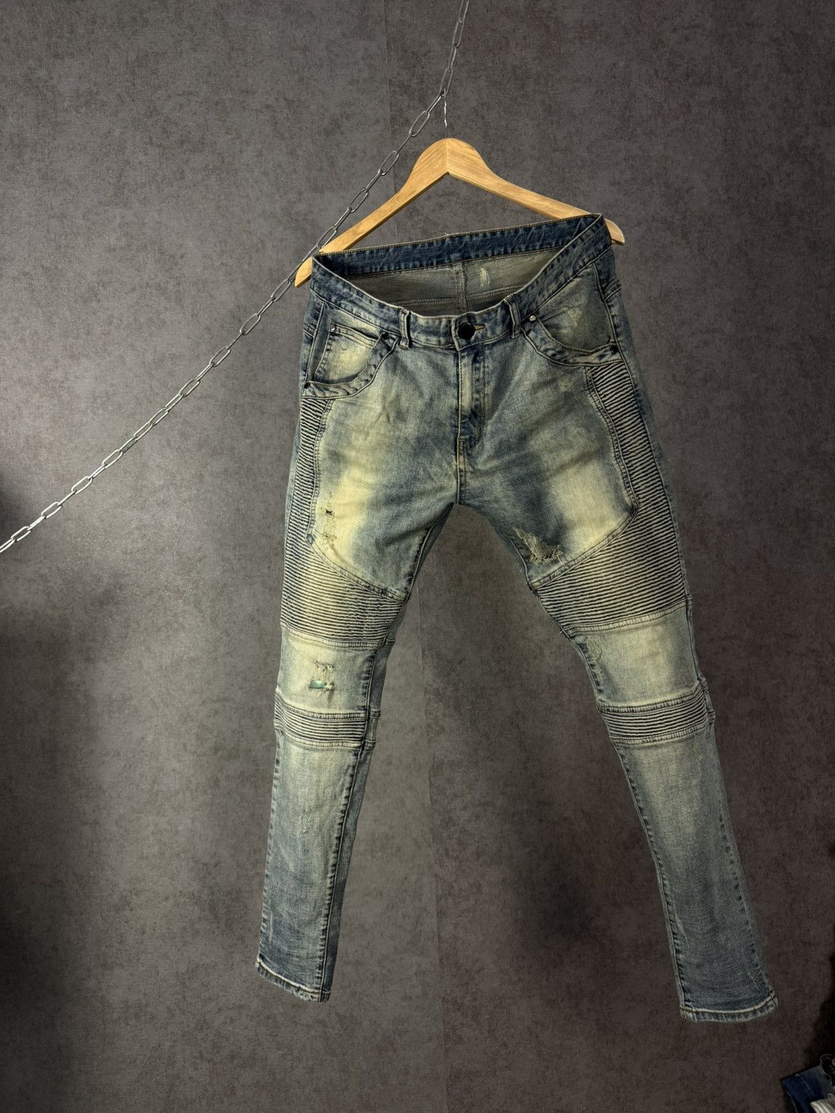 Represent Clo. Represent designer distressed jeans Size US 34 / EU 50 - 1 Thumbnail