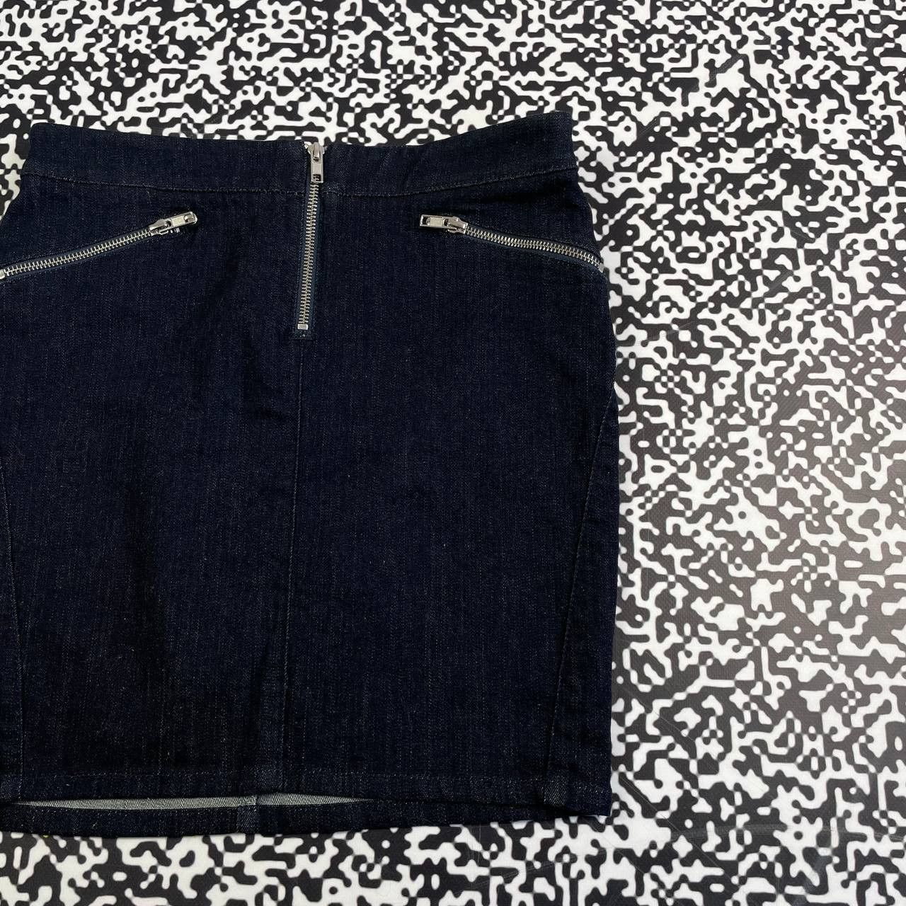 Diesel Vintage Y2K Diesel Japanese Jeans Midi Skirt Casual Style Size 29" - 5 Thumbnail