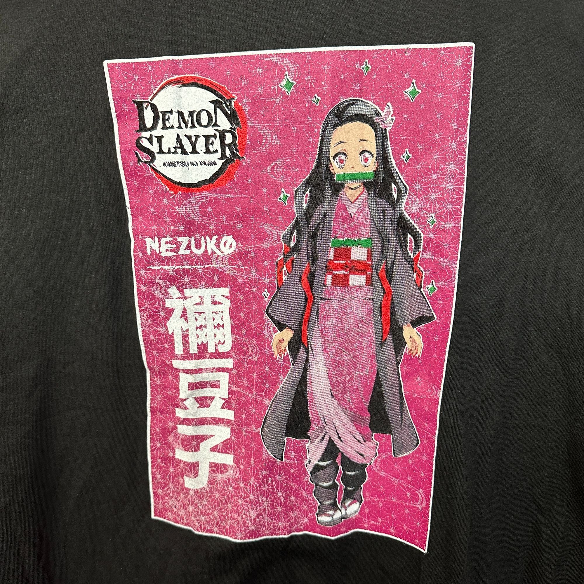 Vintage Demon Slayer Nezuko Kamado Manga Cover Poster Anime Tee L Size US L / EU 52-54 / 3 - 2 Thumbnail