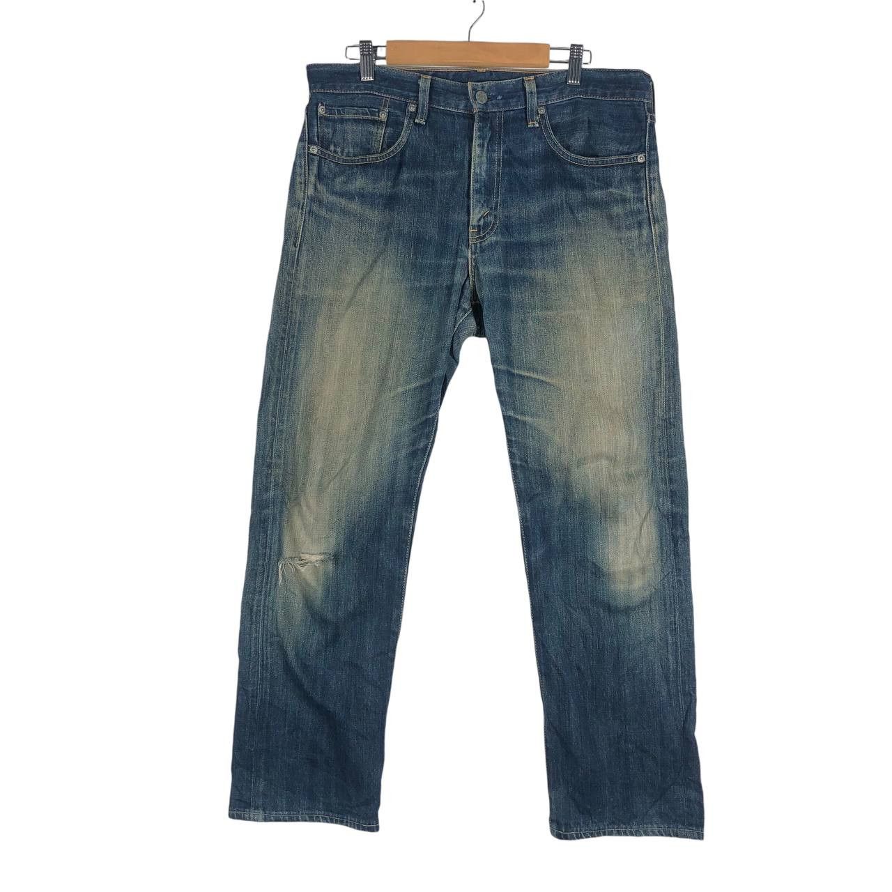 Levi's × Vintage Vintage Levi's Strauss Blue Faded Distressed Denim Jeans Size US 33 - 1 Thumbnail