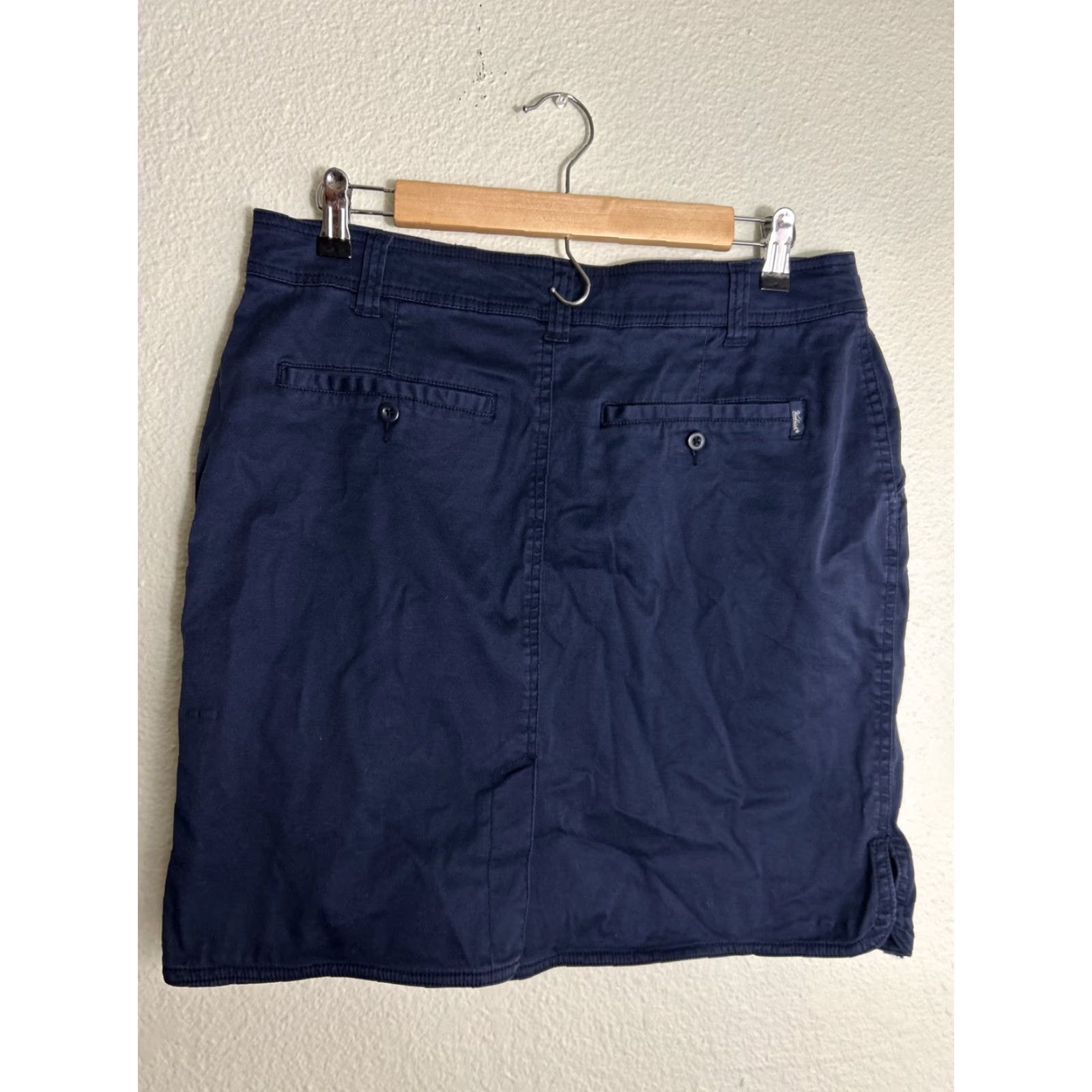 Vintage Woolrich Skirt Womens 8 Navy Blue Cotton Knee Length A-Line 32x19 Womens Mens? Size 30" / US 8 / IT 44 - 6 Thumbnail