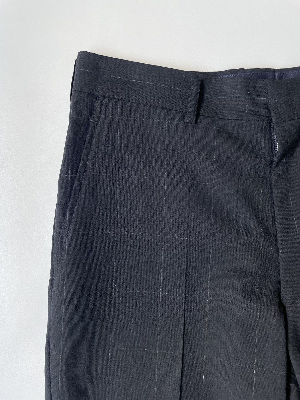 Comme des Garcons S/S 05 Grid Check Check Wool Trousers Size US 32 / EU 48 - 3 Thumbnail