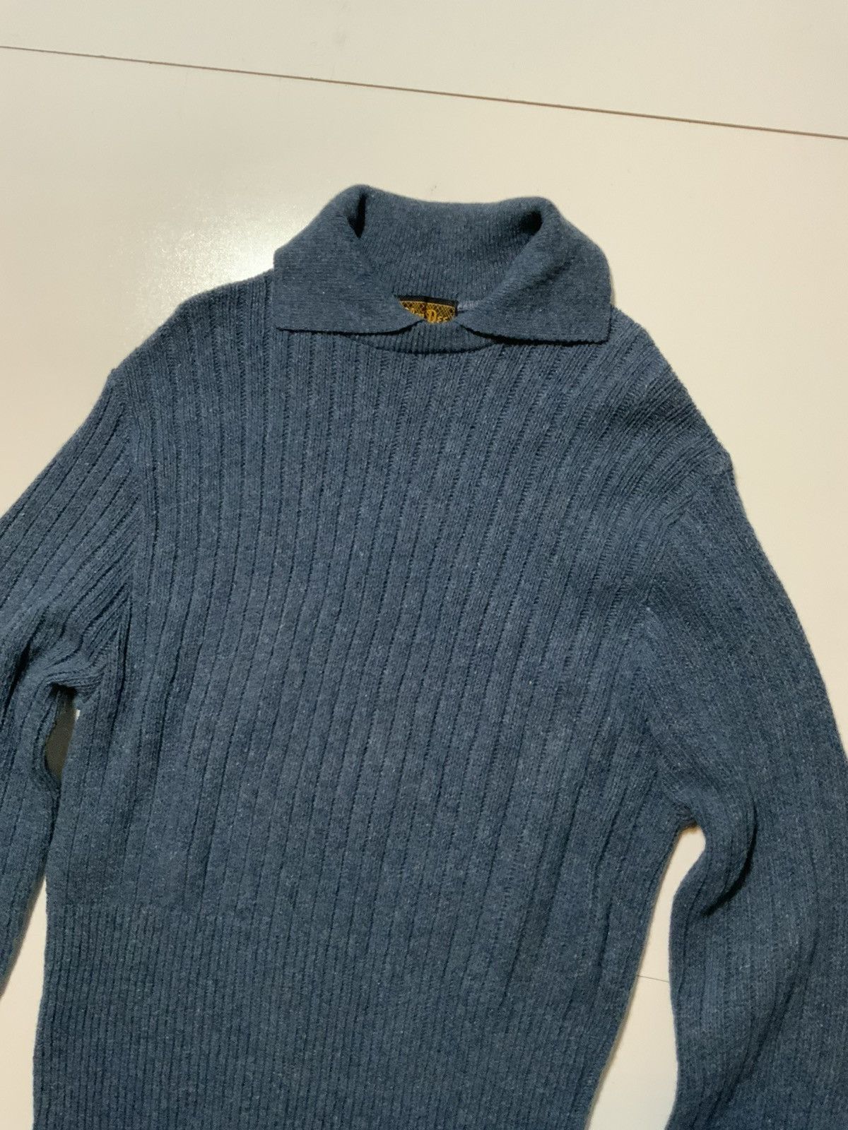 Vintage Vintage 60s 70s Glen Dee Wool Blend Knit Fisherman Sweater Size US L / EU 52-54 / 3 - 3 Thumbnail