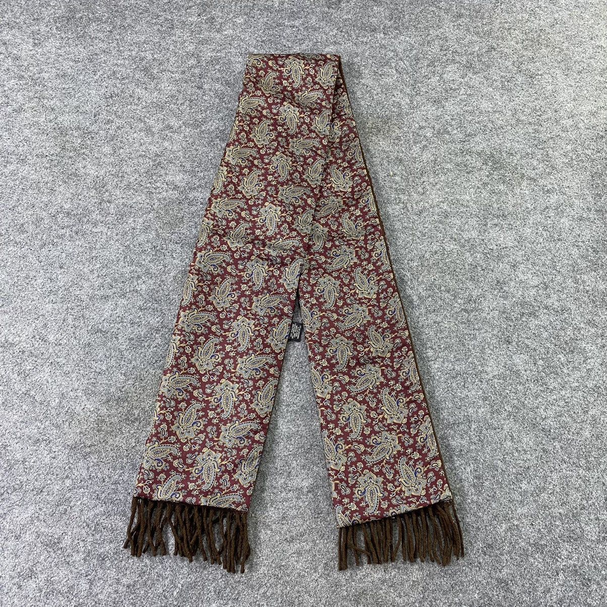 Vintage Chatsworth Paislee Silk&wool Scarf/Muffler/Neckwear-T1391 Size ONE SIZE - 2 Thumbnail
