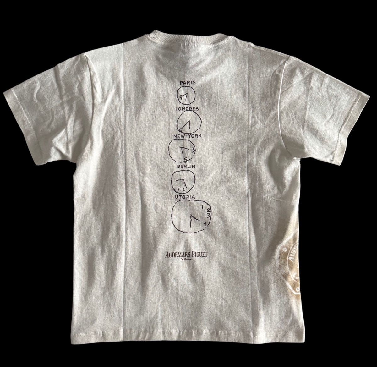 Audemars Piguet × Travis Scott Travis Scott x Audemars Piguet Time Zones Tee 'White' Size US M / EU 48-50 / 2 - 2 Thumbnail