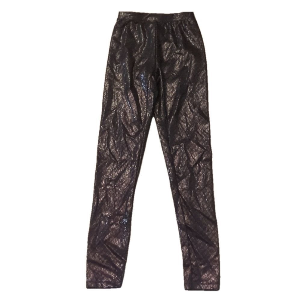 SKIMS Skims black logo foil leggings size XXS Size 24" / US 00 / IT 34 - 1 Thumbnail