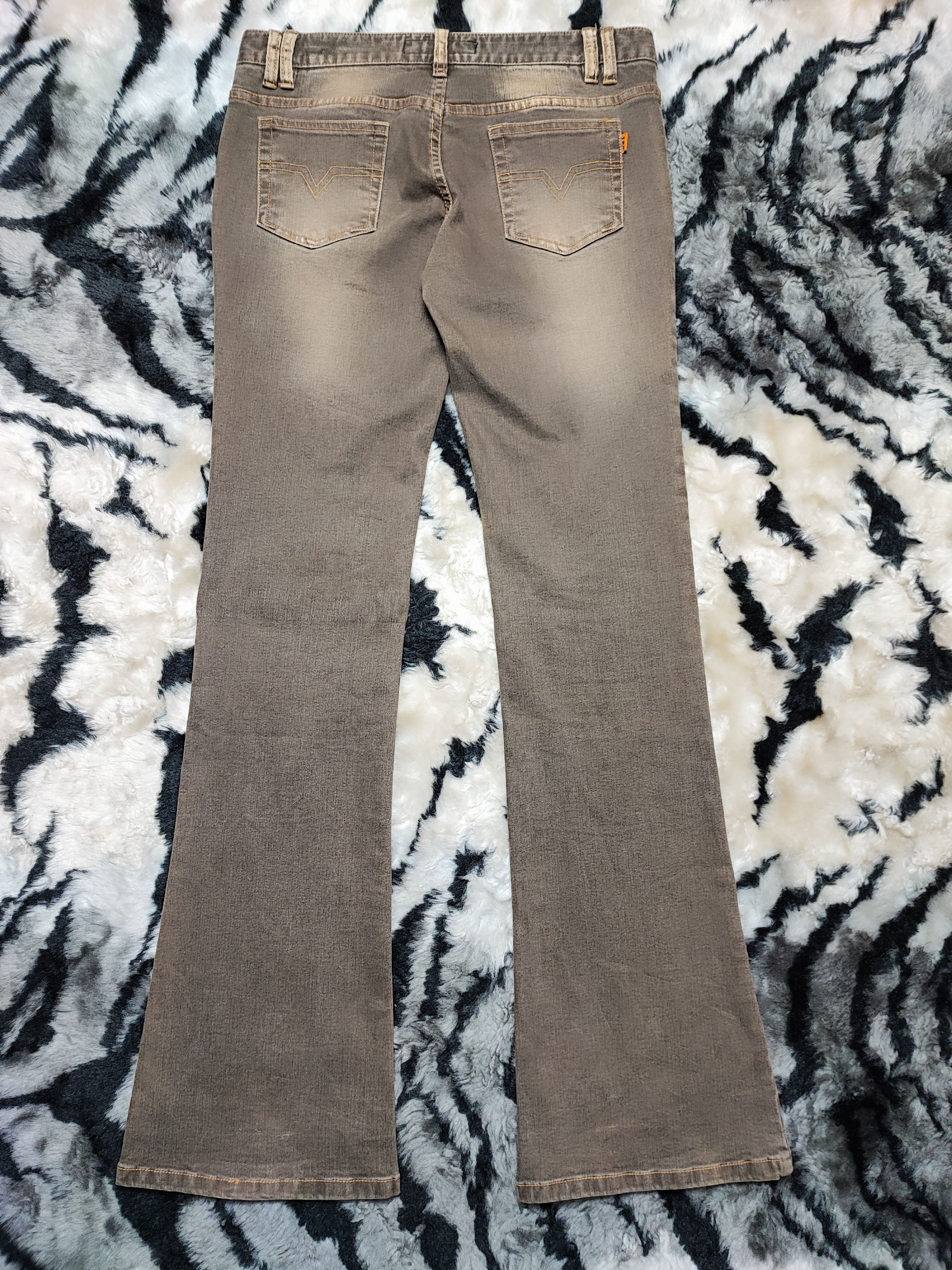 Japanese Brand Rusty Flare Jeans Low Rise Size US 31 - 10 Thumbnail