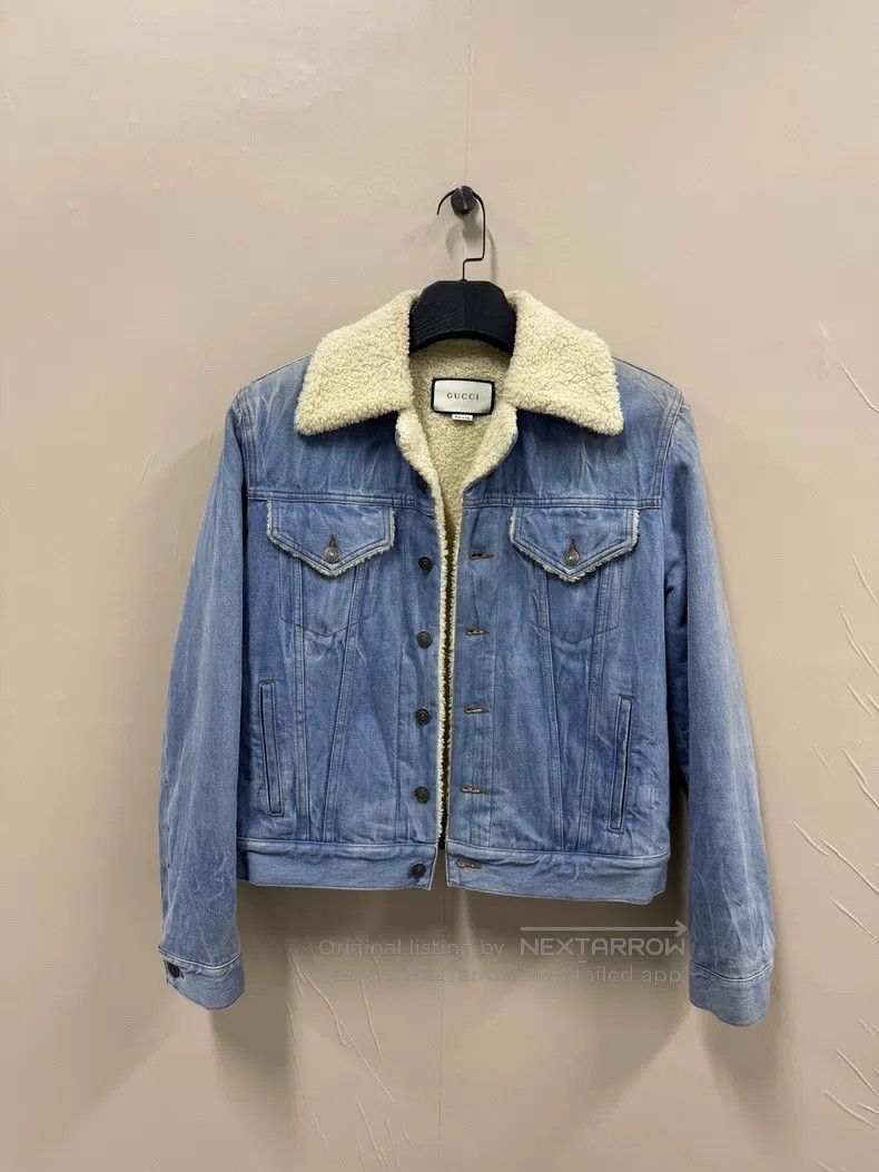 Other Gucci Lambskin monster embroidered denim jacket Size US M / EU 48-50 / 2 - 1 Thumbnail
