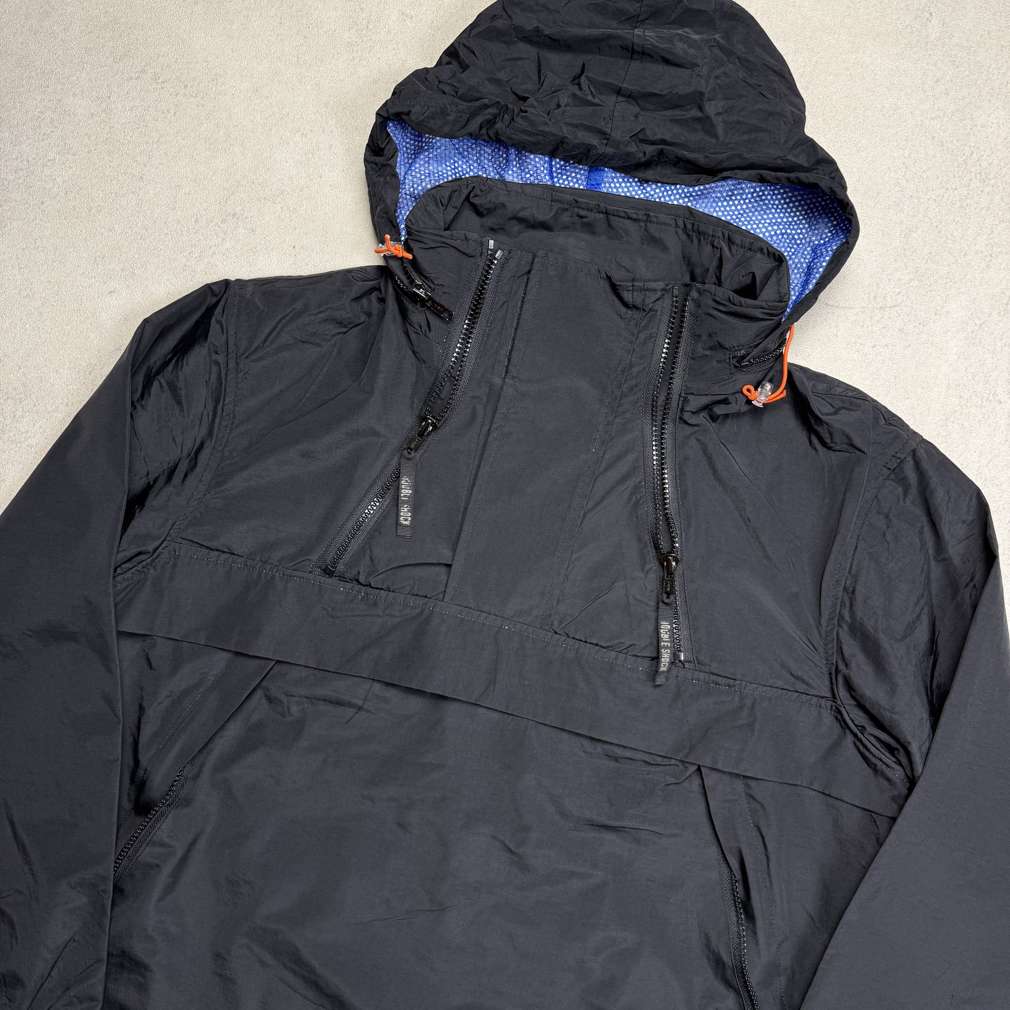 Japanese Brand Black Technical Utility Anorak Hooded Jacket Size US M / EU 48-50 / 2 - 5 Thumbnail
