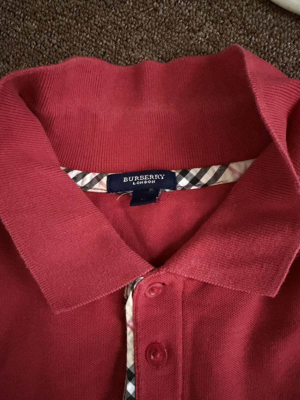 Burberry Vintage Burberry London Short Sleeve Collar Shirt Size US M / EU 48-50 / 2 - 10 Thumbnail
