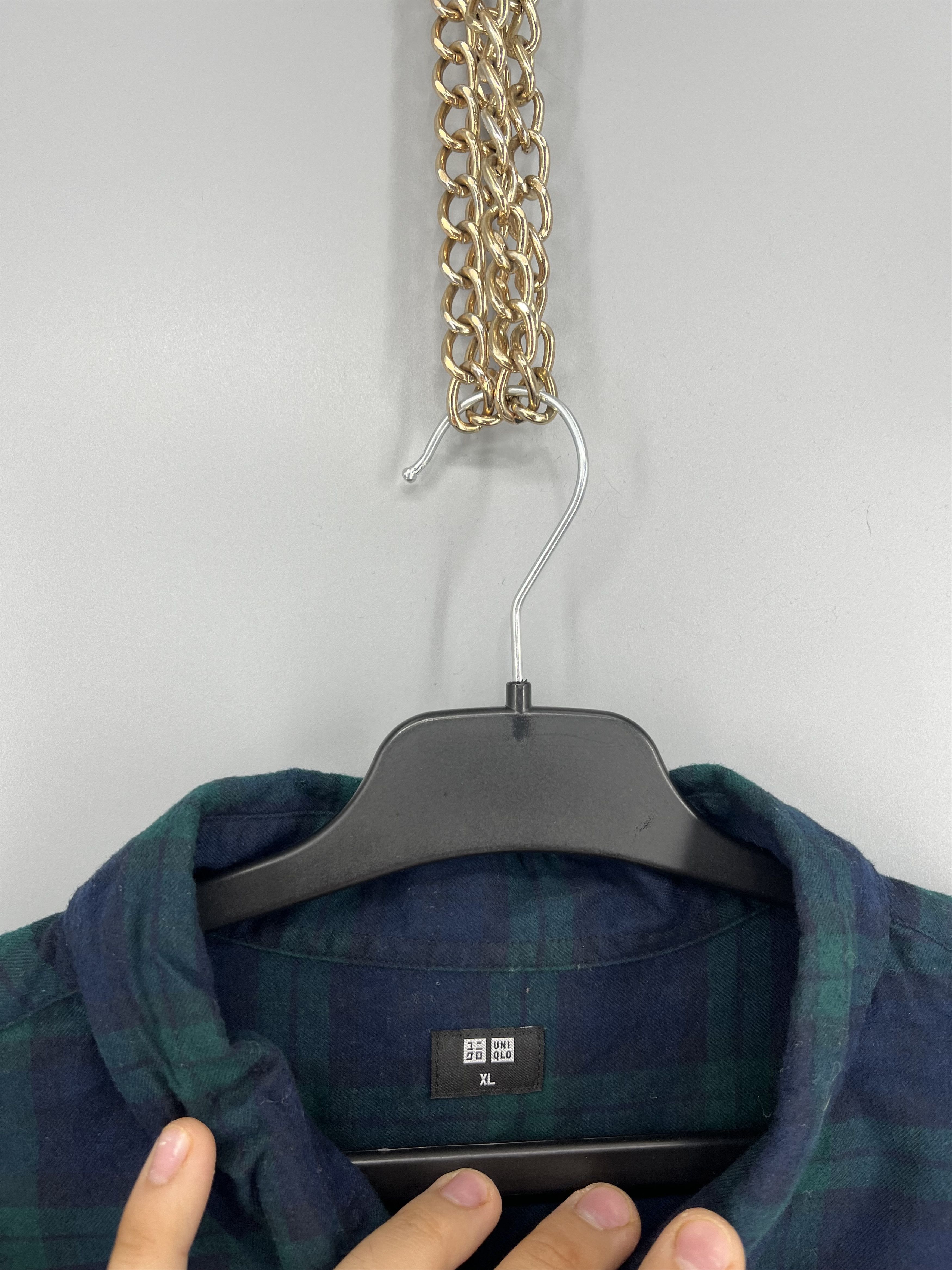 Uniqlo × Vintage Vintage Uniqlo Flannel Shirt Button Up Travis Scott Style Size US XL / EU 56 / 4 - 7 Thumbnail
