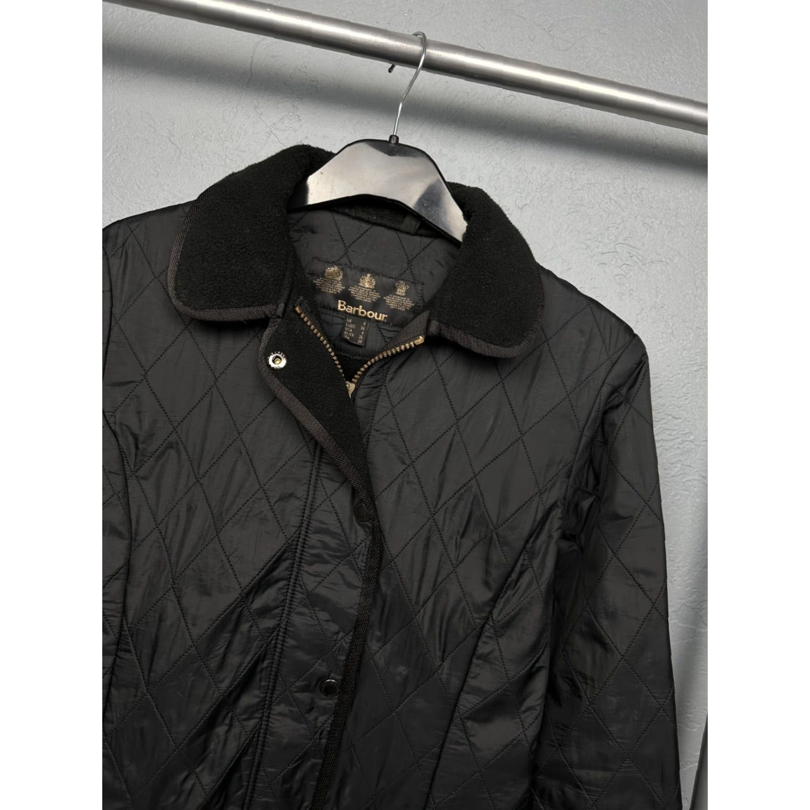 Barbour VINTAGE Barbour Polarquilt Quilted Jacket Barbour Womens Size UK 8 XS? Size S / US 4 / IT 40 - 2 Thumbnail