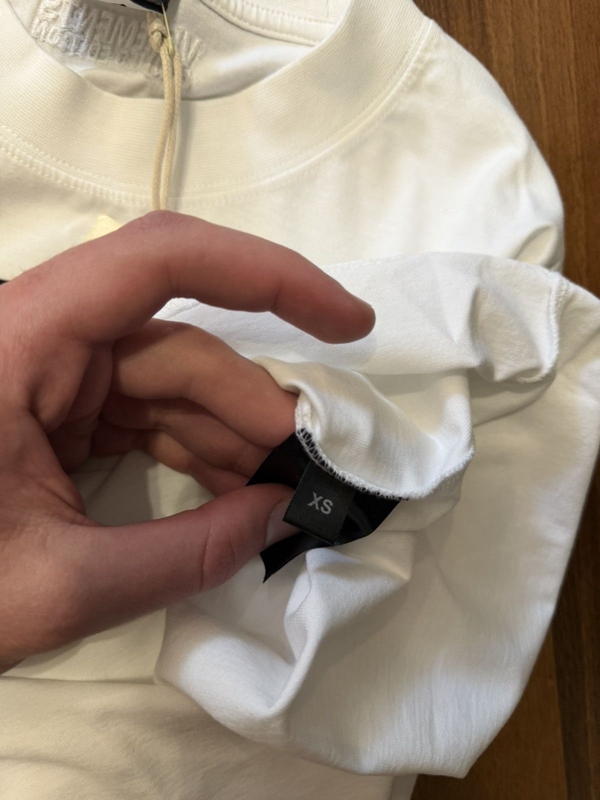 Vetements Vetements 5G White Tee Size US XS / EU 42 / 0 - 6 Thumbnail
