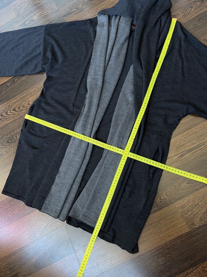 Max Mara Max Mara Women's Long Cardigan Fine Wool Gray Size M Size M / US 6-8 / IT 42-44 - 17 Thumbnail