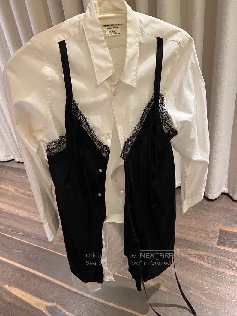Junya Watanabe Junya Watanabe Fake Two-Piece Shirt Dress Size XS / US 0-2 / IT 36-38 - 1 Thumbnail
