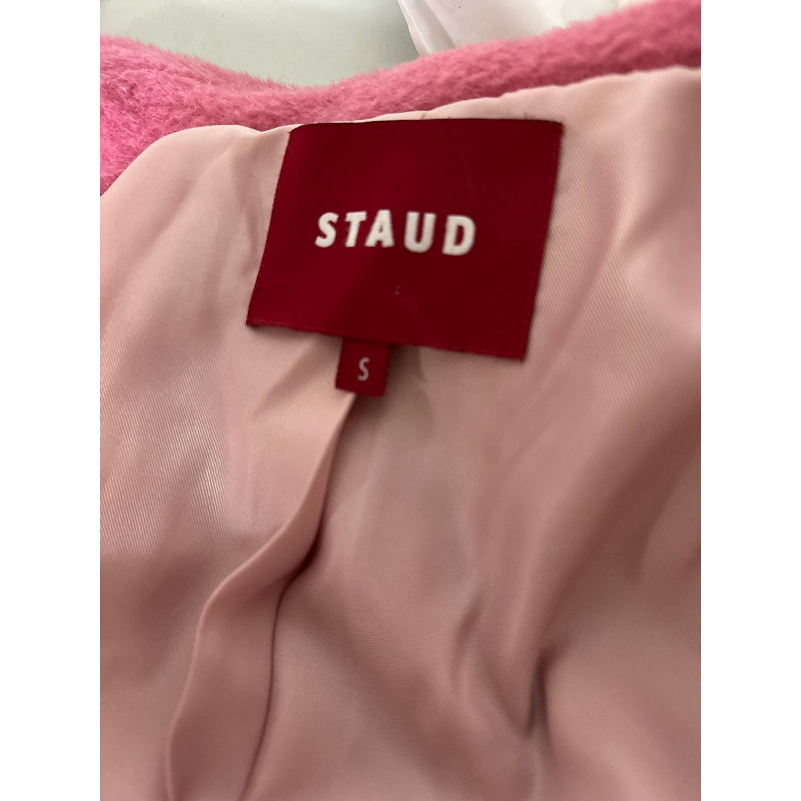Staud STAUD Dakota Coat Damask Pink S Size S / US 4 / IT 40 - 4 Thumbnail